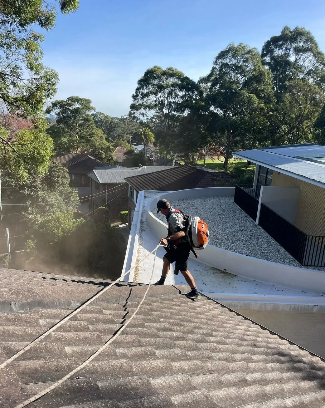 Clean Gutters Without a Ladder