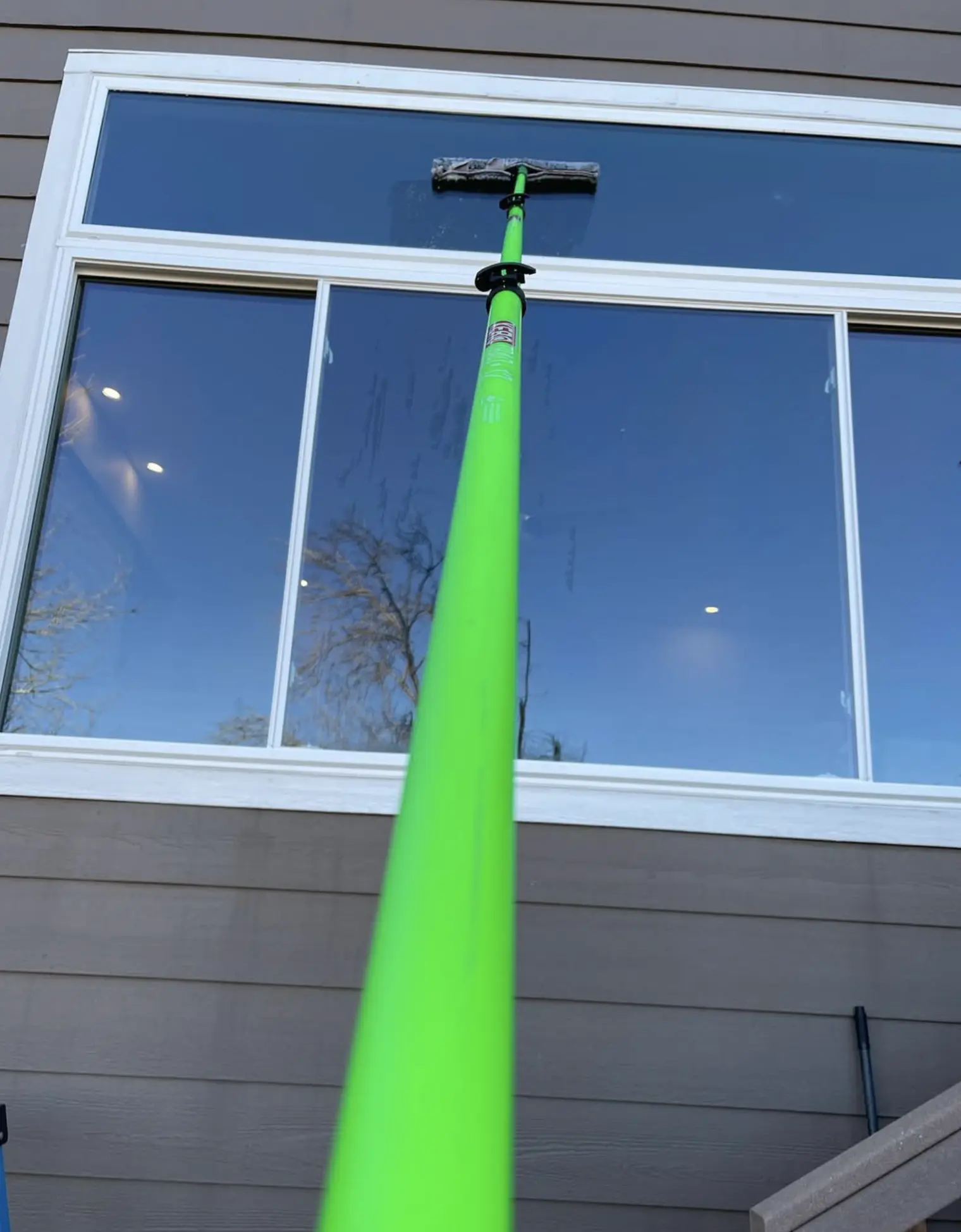 telescopic window cleaning pole